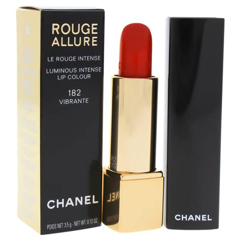 chanel rouge allure 182 vibrante review|chanel rouge lipstick.